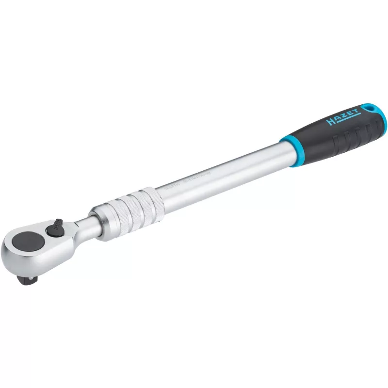 HiPer Feinverzahnter Umschaltknarre 916HPLG, 1/2 (preto/azul, extensível, ângulo de atuação 4°, retenção de esferas)