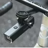 Rockbros RHL1500 luz dianteira para bicicleta, 1500 lm, 5000 mAh, IPX6, preto