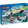 LEGO City Avião de resgate 60465 – pequeno conjunto de construção de avião de resgate, 403 peças, 4 minifiguras, idade 6+