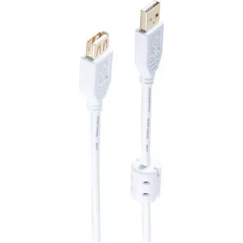 Cabo USB shiverpeaks BS77123-WF 3 m USB 2.0 USB A branco (BS77123-WF)