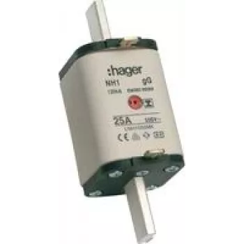 HAGER LNH1125MK Fusível NH1C 125A 500V gG MKen. S-frei (LNH1125MK)