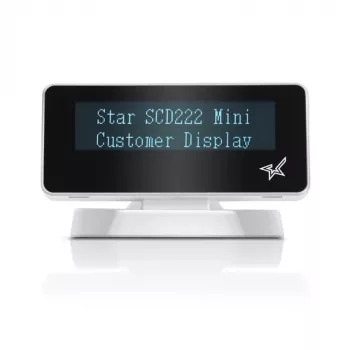 Monitor Star Micronics SCD222U 20 dígitos USB 2.0 branco