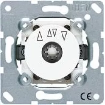 JUNG 1234.10WW Interruptor rotativo para estores, interruptor de inversão (1234.10WW)