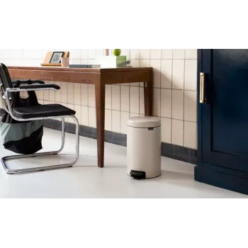 Brabantia NewIcon - 12 l - redondo - bege - Terrace - Bélgica - 25,1 cm (149924)
