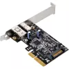 SilverStone ECU03 - Adaptador USB - PCIe 2.0 x2 Low Profile - USB-C 3.1 x 1 + USB-C x 1 (SST-ECU03)