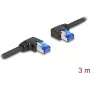 Cabo de rede DeLOCK RJ45 Cat.6A S/FTP 3 m preto