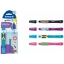 Pelikan griffix® Caneta de tinta permanente para destros - Sweet Berry - baga - sistema de cartuchos - azul - plástico - aço inoxidável - destros (820325)