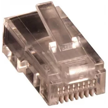 Conector de cabo RJ45 Lanview LVN125432, transparente
