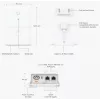 Injetor de alimentação dupla Ubiquiti UISP 2.5 Gigabit Ethernet 48 V