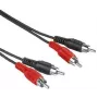 Hama 30457 Cabo de áudio 2,5 m RCA preto
