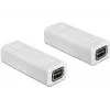 Conector fêmea Mini DisplayPort DeLOCK 65450 branco