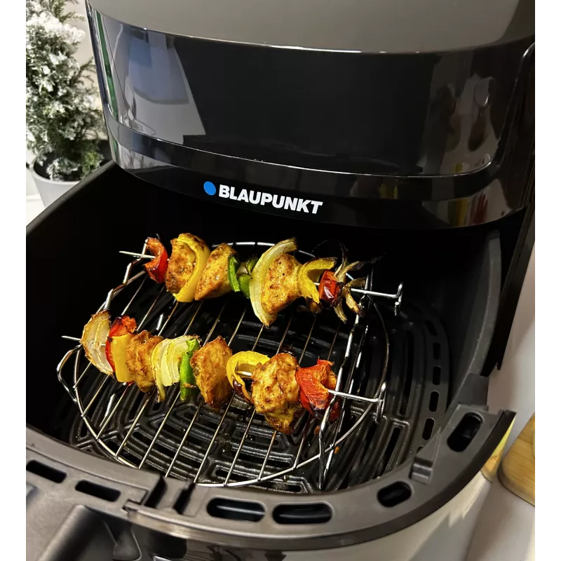 Fritadeira de ar quente BLAUPUNKT AFD712 – capacidade 7,2 l, 1800 W, controlo digital por toque, 40–200 °C, temporizador de 60 minutos