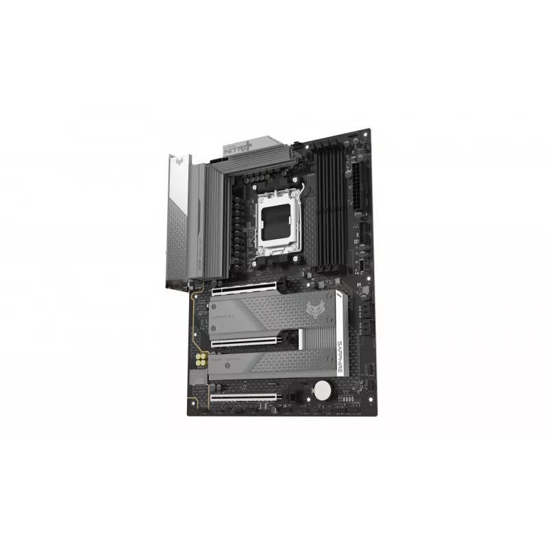 Placa-mãe Sapphire NITRO+ B850A WIFI 7 AMD B850 Socket AM5 micro ATX, DDR5, 4 DIMM, 256GB, Wi‑Fi 7, 2.5GbE