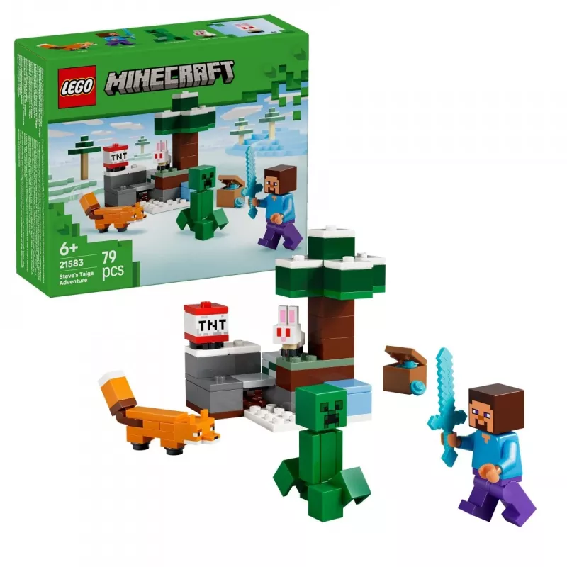 LEGO MINECRAFT 21583 A aventura de Steve na taiga