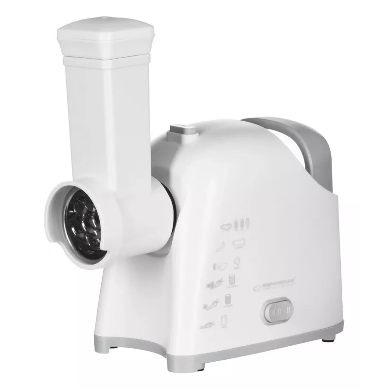 Picadora de carne ESPERANZA EKM033, 2200 W, branco, lâmina de aço inoxidável, marcha atrás, acessório para salsichas, acessório kebbe