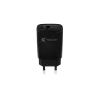 Carregador com fio NATEC para dispositivos móveis NUC-2141, 30W, USB-C PD 3.0 + USB-A QC 3.0, 110–240V, preto