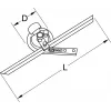 Transferidor de ângulos ks tools modelo 300.0207, transferidor de ângulos universal 300 mm