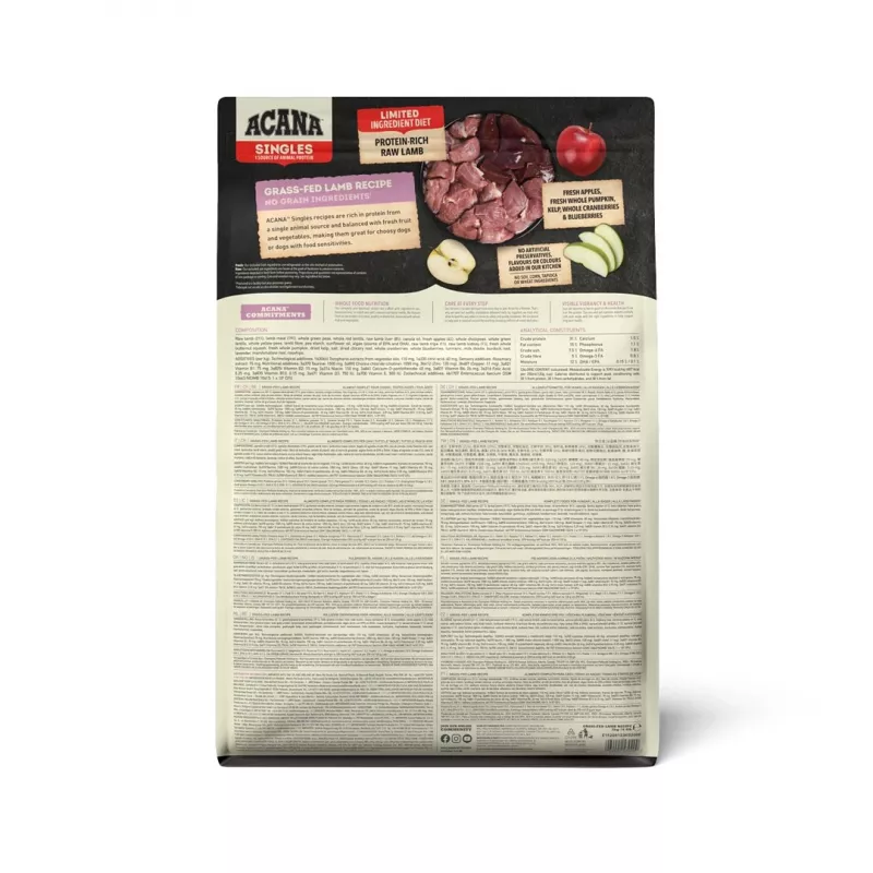 ACANA Singles Grass-Fed Lamb - Alimento seco para cães - 2 kg