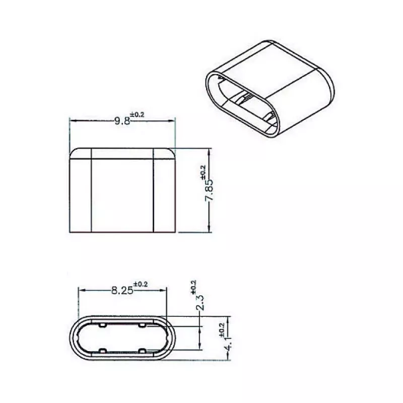Tampa de proteção para conector fêmea DeLOCK 64008 USB Type-C preto
