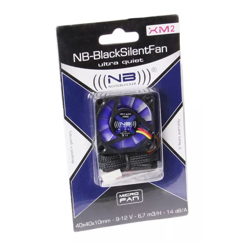 NOISEBLOCKER BlackSilentFan XM-2 40mm preto
