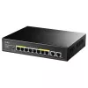 Cudy GS1010PE Switch de rede Gigabit Ethernet 10 portas PoE Preto