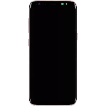 Conjunto de LCD frontal para Samsung Galaxy S8 SM-G950F, ecrã de substituição rosa