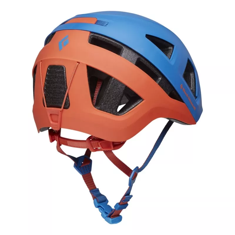 Capacete de escalada para criança Diamond Capitan Kid's preto - azul/persimmon