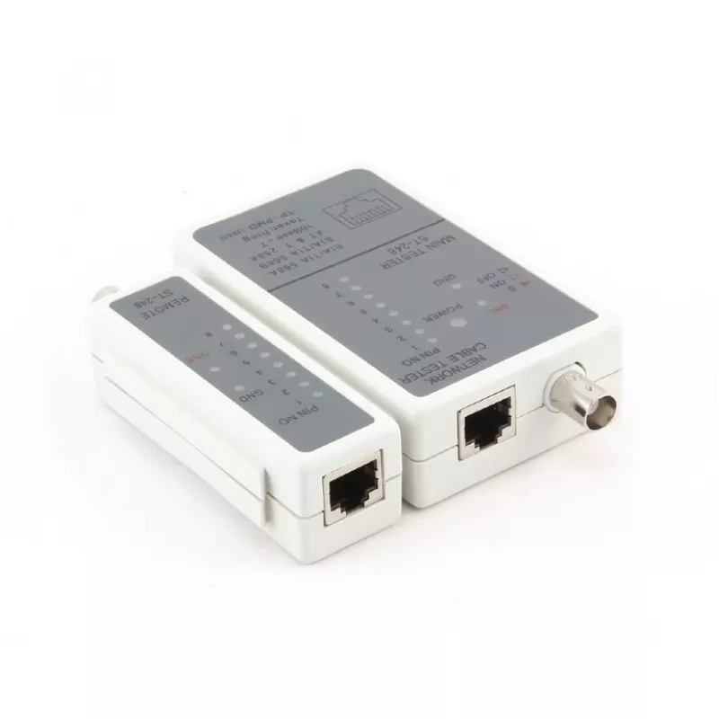 Testador de cabos de rede Cablexpert NCT-1 branco