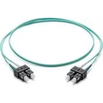 Cabo de patch de fibra ótica Corning SC/SC OM3 50/125, 3 m, turquesa F575702T2Z20003M (F575702T2Z20003M)