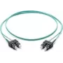 Cabo de patch de fibra ótica Corning SC/SC OM3 50/125, 3 m, turquesa F575702T2Z20003M (F575702T2Z20003M)