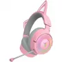 Razer Kraken Kitty V3 Pro - Headset Quartz Com fios e sem fios Arco de cabeça Gaming USB Type-A Bluetooth Rosa