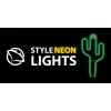 Luz néon MANTA SNL74GN verde cato — letreiro néon decorativo, modelo SNL74GN