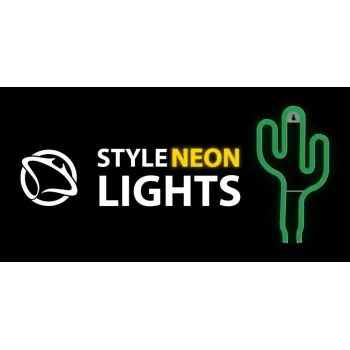 Luz néon MANTA SNL74GN verde cato — letreiro néon decorativo, modelo SNL74GN