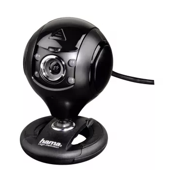 Webcam Hama 00053950 1,3 MP 1280 x 1024 píxeis USB 2.0 preta