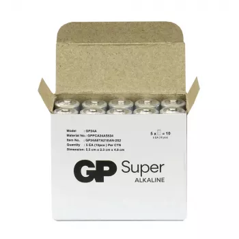 Pilhas alcalinas AAA GP Battery SUPER 1,5V — pack de 10