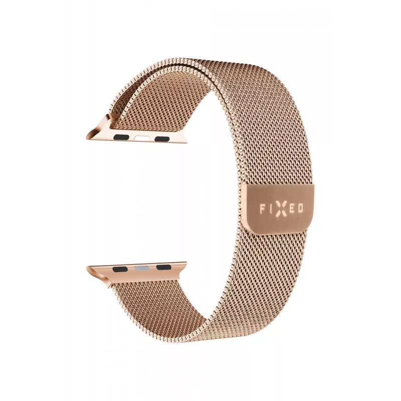Pulseira de malha FIXED FIXMEST-436-RG para Apple Watch 38/40/41mm Ouro rosa