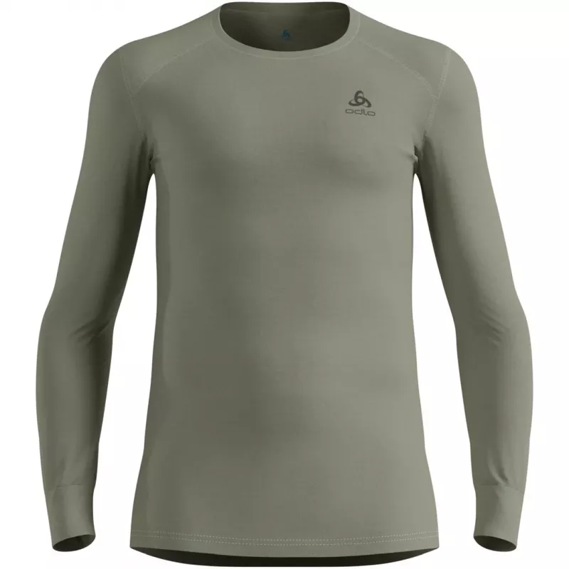 Roupa térmica de manga comprida ODLO BL TOP decote redondo m/l ACTIVE WARM, tamanho M, cinzento