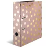 Dossier HERMA 7057 A4 dourado rosa