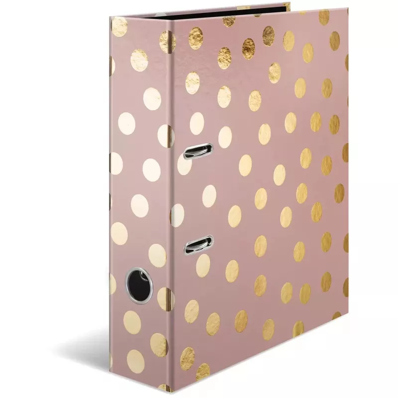 Dossier HERMA 7057 A4 dourado rosa