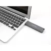 Delock - Caixa para armazenamento - caixa externa para SSD M.2 NVMe PCIe ou SSD SATA com ficha USB 10 Gbps Type-A - M.2 - cartão M.2 NVMe / SATA 6Gb/s - USB