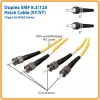 Cabo de fibra ótica Tripp Eaton Tripp Lite Series duplex monomodo 9/125 (ST/ST)