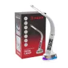 Candeeiro de secretária Hawk HW-LAMP05 branco LED ajustável — candeeiro de trabalho LED compacto com braço ajustável