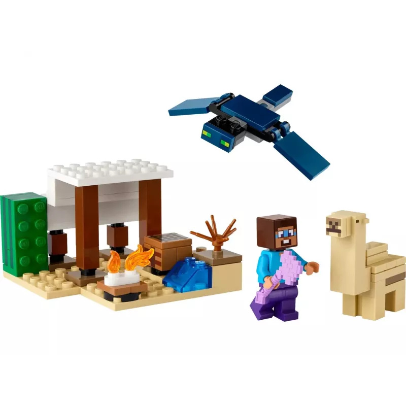 Lego Minecraft 21251 Expedição ao deserto do Steve conjunto de construção de bioma