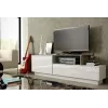 Móvel de TV Cama SIGMA 3 180 branco/branco brilhante + carvalho Sonoma