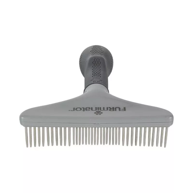 Escova de cuidados Furminator para animais de estimação com pelo denso