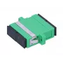 Adaptador SC/APC duplex Extralink, monomodo, verde