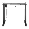 Secretária elétrica de altura ajustável Ergo Office, Cinzento, Altura máx. 123 cm, 80 kg - sem tampo, para trabalho de pé e sentado, ER-433