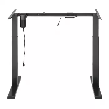 Secretária elétrica de altura ajustável Ergo Office, Cinzento, Altura máx. 123 cm, 80 kg - sem tampo, para trabalho de pé e sentado, ER-433