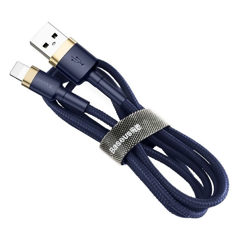 Cabo Lightning Baseus CALKLF-CV3 2 m azul dourado