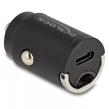 Carregador de automóvel DeLOCK 64278 universal preto carregamento rápido 12-24V